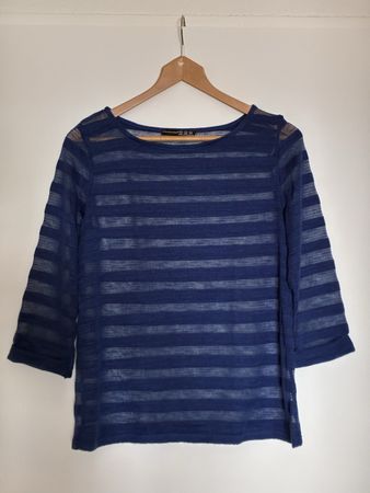 Damen Pullover Atmosphere blau gestreift Grösse 38
