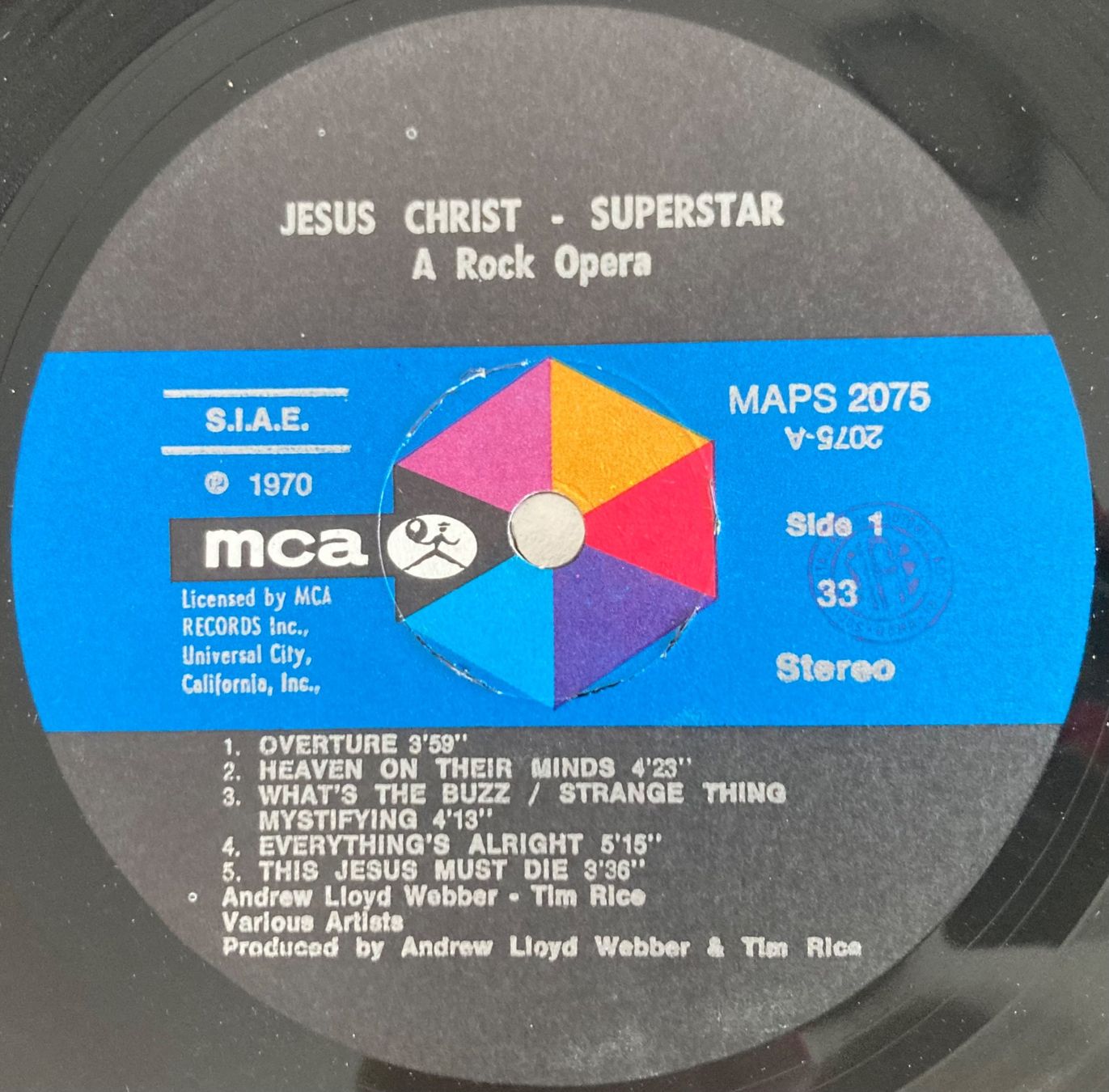 Schallplatten: DIVERS ARTISTES - JESUS CHRIST SUPERSTAR – Gebraucht aus Poliez-Pittet von Newtown-Records 3