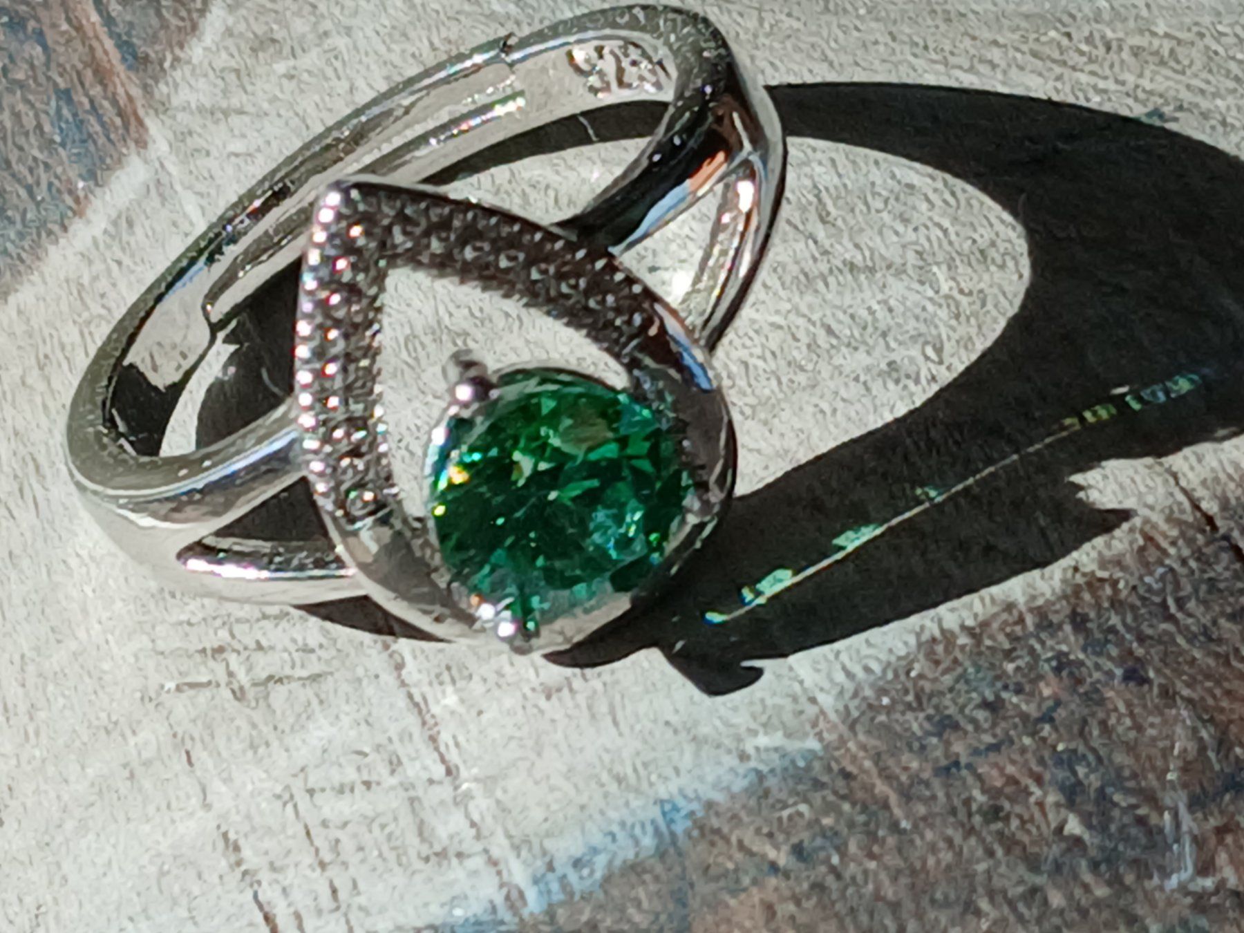 Bagues: Ring Silber mit Zirkonia – D'occasion à Stallikon par madi0320