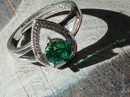 Ring Silber mit Zirkonia