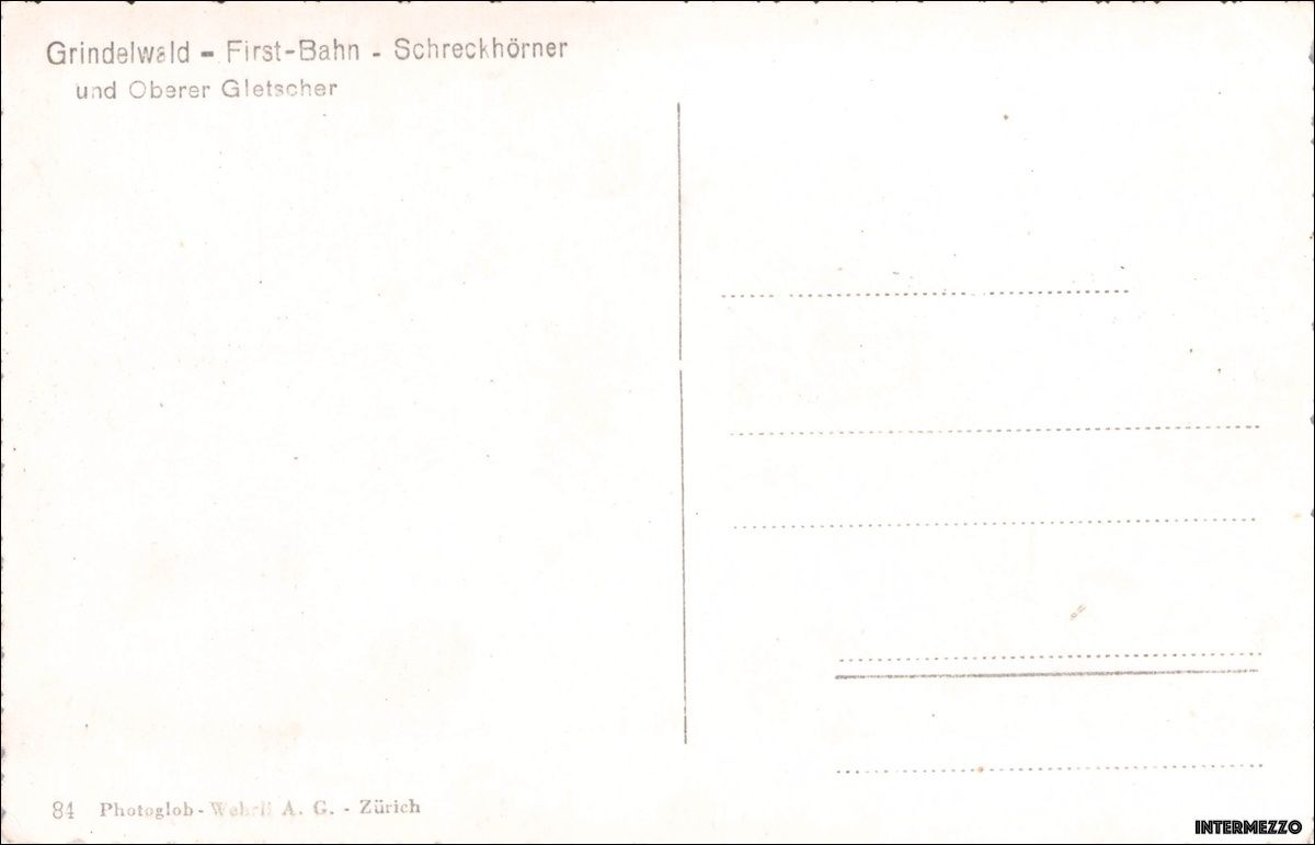 Cartes postales: Grindelwald First BE // Sesselbahn First // Sessellift – D'occasion à Basel par intermezzo12 1