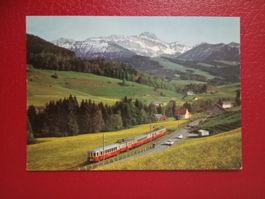 AK Bahn Appenzellerbahn mit Säntis
