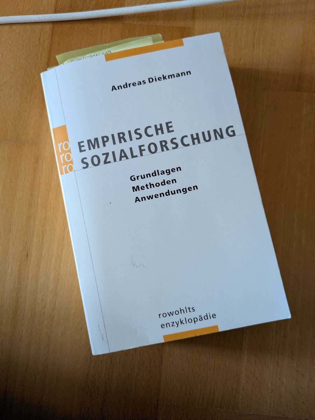 Libri: Empirische Sozialforschung - Andreas Diekmann – Usato da Bern venduto da Patricia.Z.