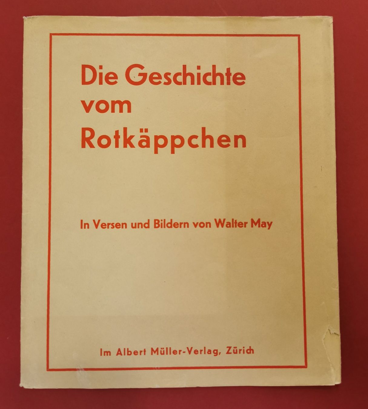 Libri: Die Geschichte vom Rotkäppchen von Walter May – Usato da Winterthur venduto da rahelmedeaL 2