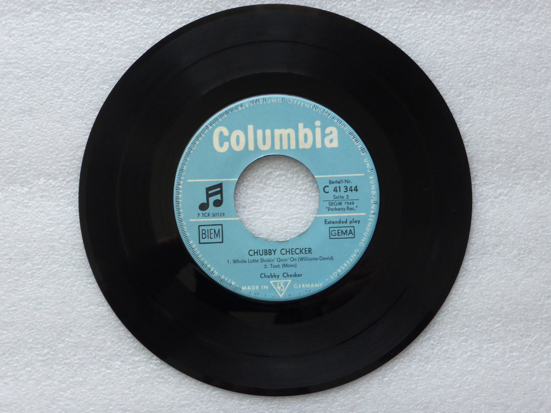Dischi in vinile: Vinyl Single  EP CHUBBY CHECKER – Usato da Küssnacht am Rigi venduto da Mondkinder 2