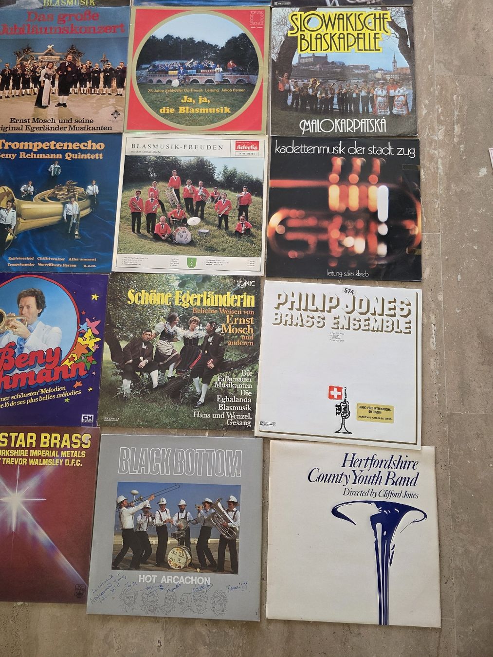 Schallplatten: 24 Vinyles / LPs Blasmusik & Brass Band – Gebraucht aus Paudex von Pacalauma 2