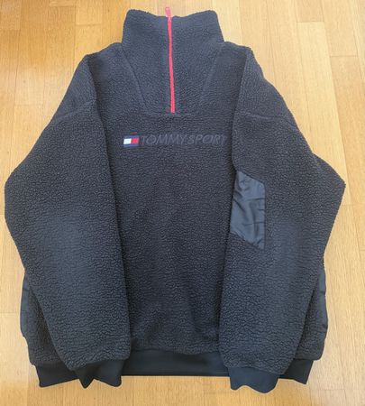 Veste polaire Tommy Hilfiger noir, taille L