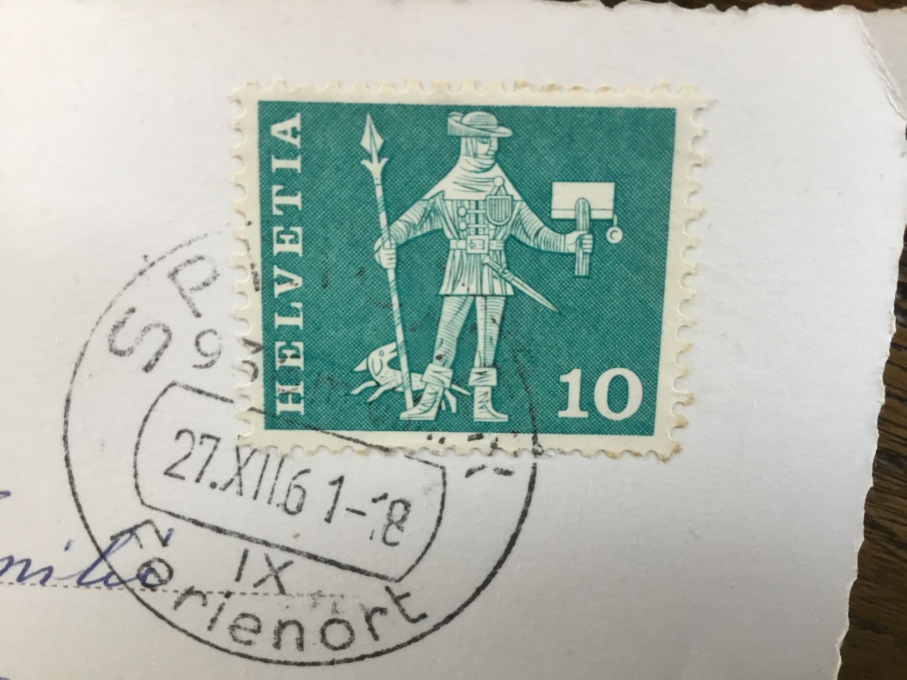 Cartoline postali: Alte Ansichtskarte aus  Speicher – Usato da Thierachern venduto da sweden08 1