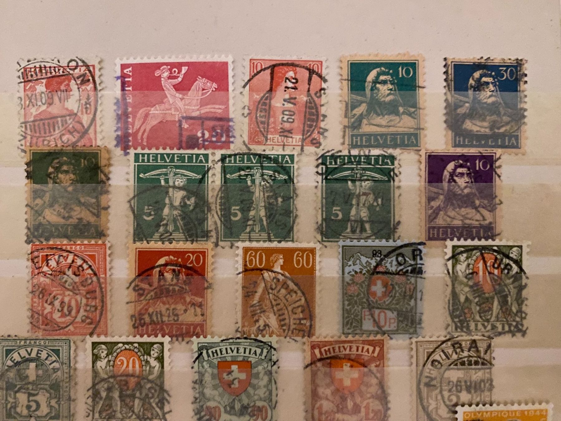 Tutti i francobolli: Alte Schweizer Briefmarken – Usato da matten b. interlaken venduto da jfran17 1