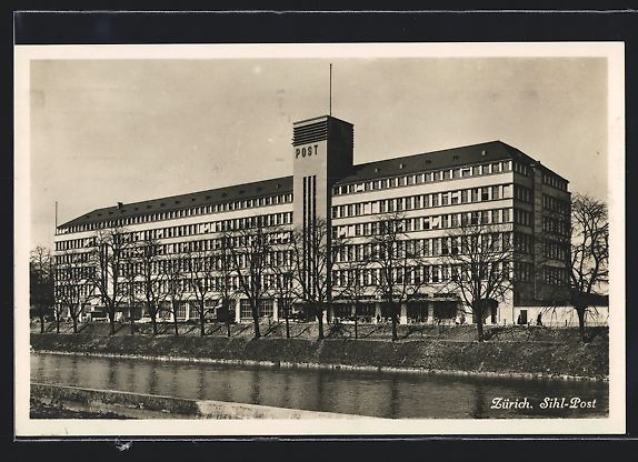 Cartoline postali: AK Zürich, Sihl - Post, 1931 – Usato da Berlin venduto da bartko-reher