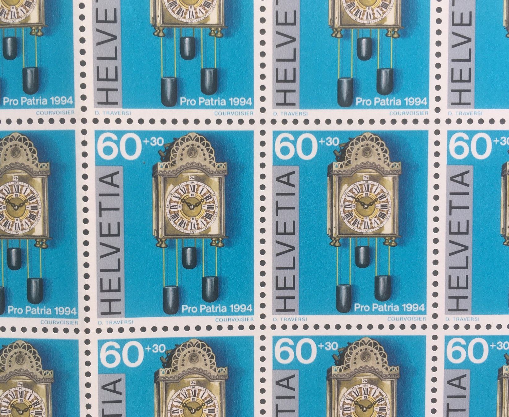 1 Bogen Pro Patria Briefmarken postfrisch (Neu (gemäss Beschreibung