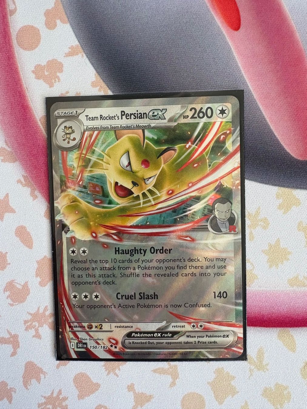 Team Rocket's Persian ex - Destined Rivals Pokemon (Neu (gemäss ...