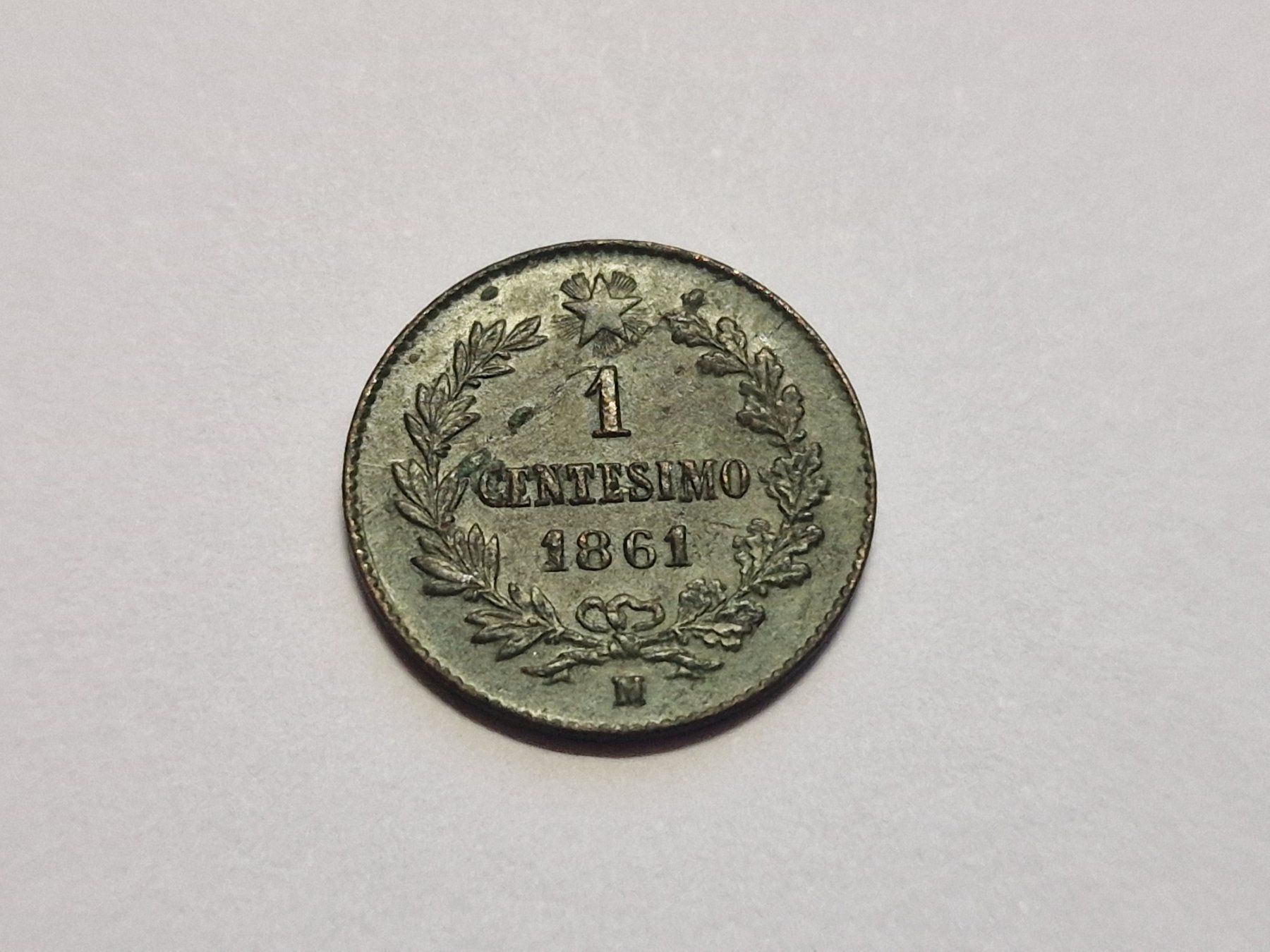 Toutes les monnaies: Italien 1- Centesimo 1861. – D'occasion à Zürich par Moreira01 2