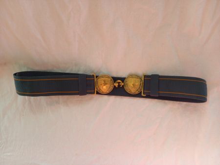 Ceinture ancienne militaire réglable