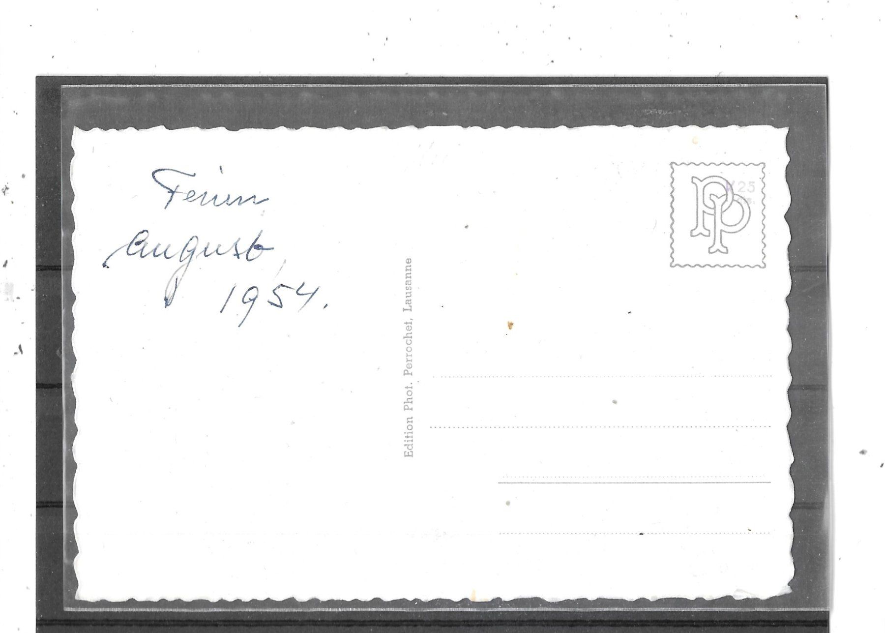 Ansichtskarten: JU Delémont 1954 – Gebraucht aus Schocherswil von Wilare 1