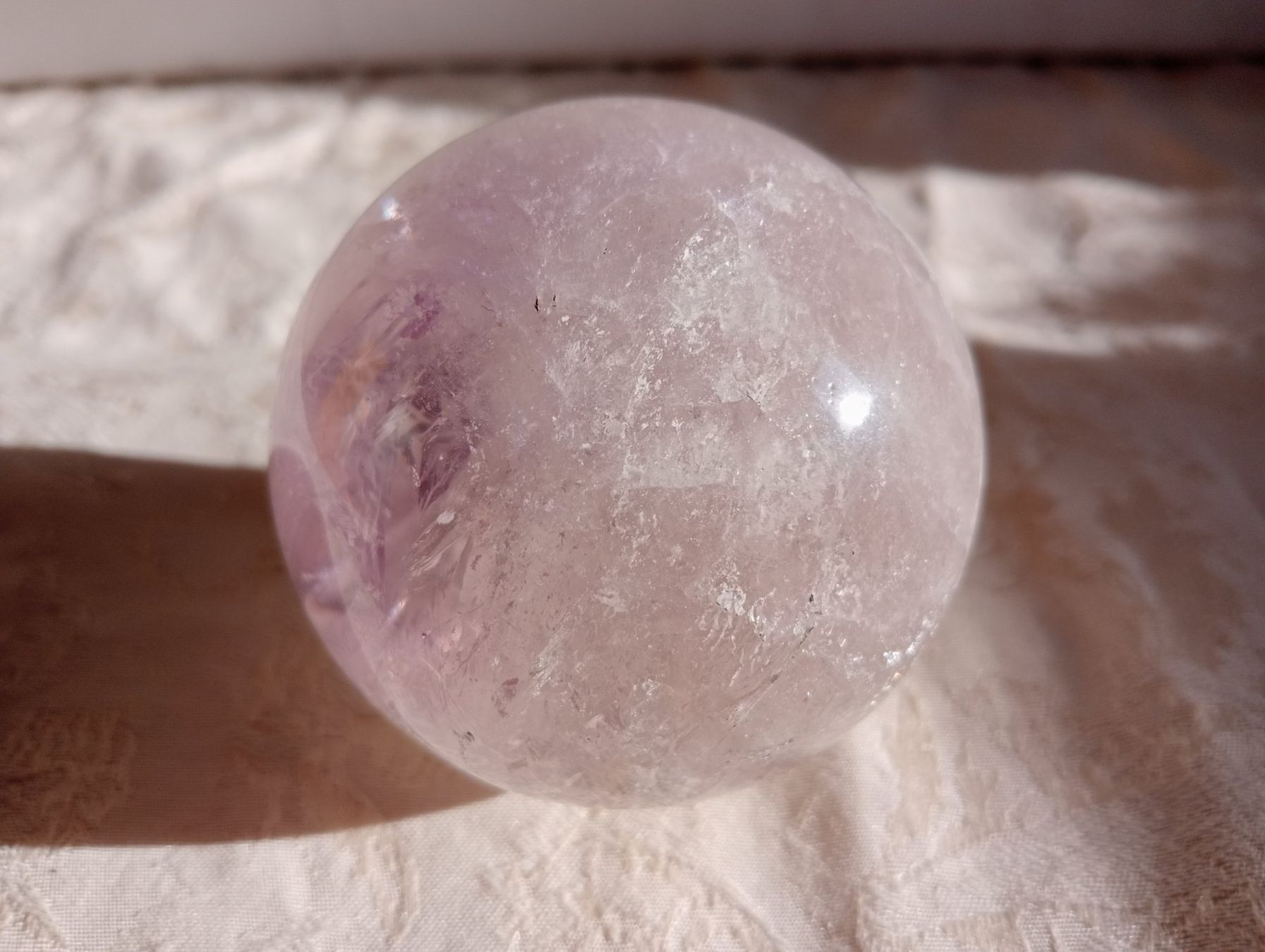 Minerali & Pietre curative: Amethystkugel Durchmesser ca. 8 cm Christallkugel – Usato da Oberdorf BL venduto da Barocki888 5