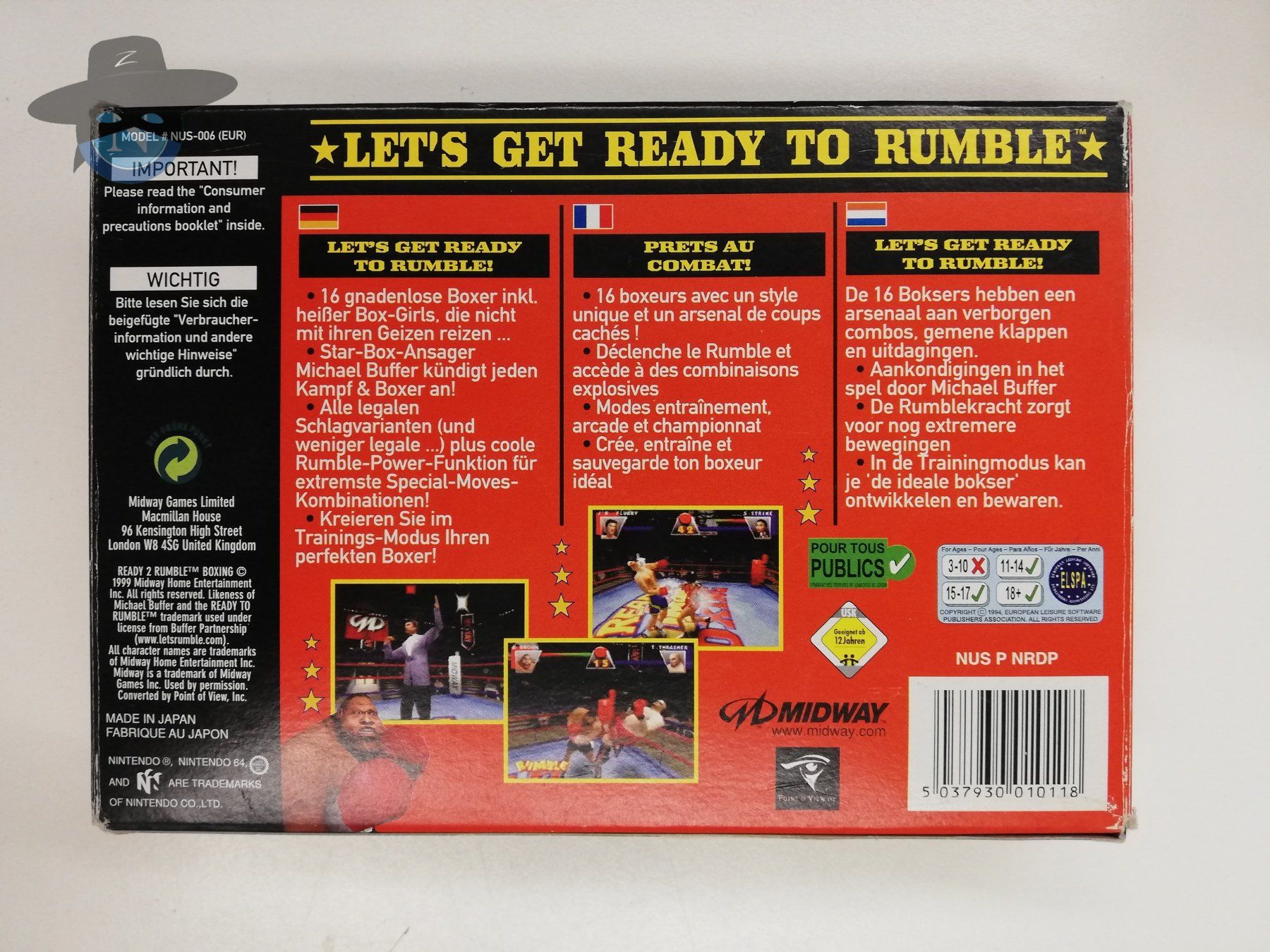 Nintendo Spiele: Ready 2 Rumble / Nintendo 64 N64 – Gebraucht aus St. Gallen von zorro_dc 1