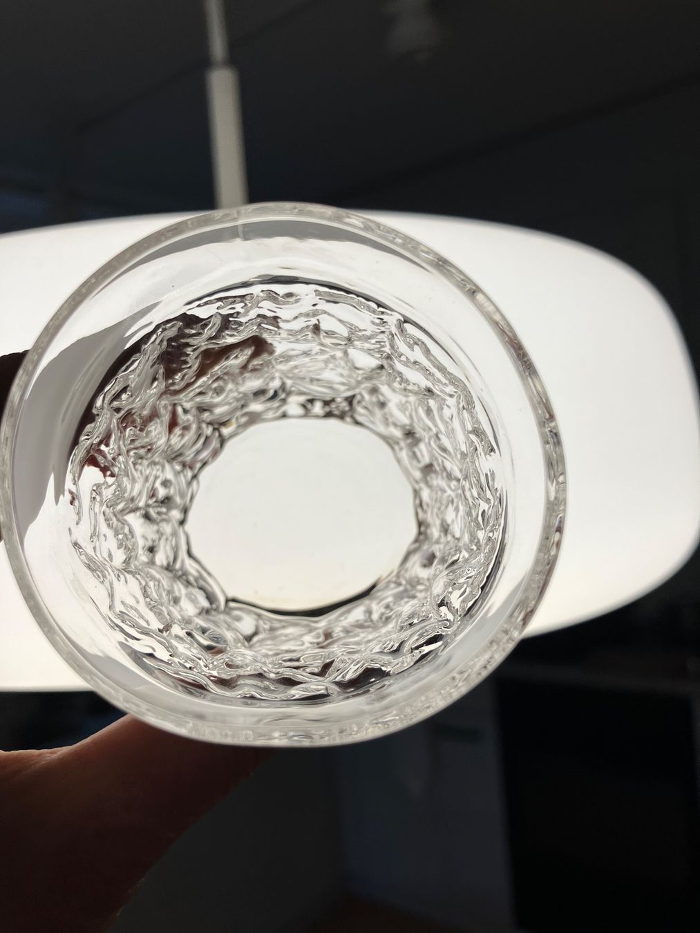 Bicchieri: 2 Eisgläser Barkoptik, 70er, 8cm, evt Goebel Charlottenhütte – Usato da Stäfa venduto da ummroxana 3