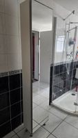Badezimmerschrank weiss Spiegel 190 x 40 x 21cm
