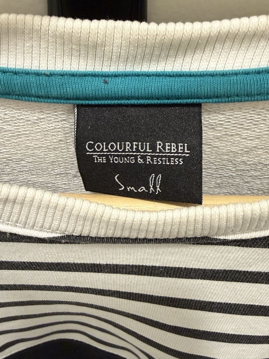Maglioni & Felpe: Colourful Rebel Striped Sweatshirt - Size S – Usato da Zürich venduto da salifali 2