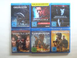TERMINATOR 1 - 6 BLURAY Set (Arnold Schwarzenegger)