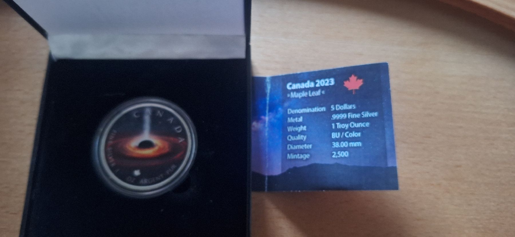 Tutti le monete: Canada 2023 Maple Leaf 5 Dollars Silber 1 Unze – Nuovo e nell'imballaggio originale da Luzern venduto da Briefmarkentaube
