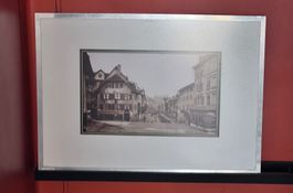 Hist. Basel Barfüsserplatz Stöckli 1920er - 1930er | 61 x 43