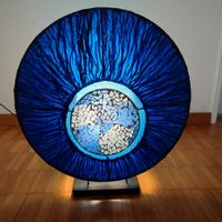 Designer Objektleuchte aus den 80er Jahren. "POLARIS" Unikat