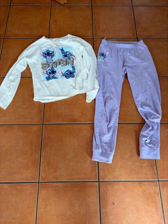 Stitch Pyjama Set, Grösse 146 Top Zustand für Mädchen!
