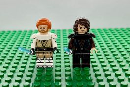 Anakin Skywalker/Obi Wan Kenobi Minifiguren, Lego kompatibel