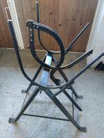 Bürdeli- Bock aus Stahl schwarz gebraucht funktionsfähig