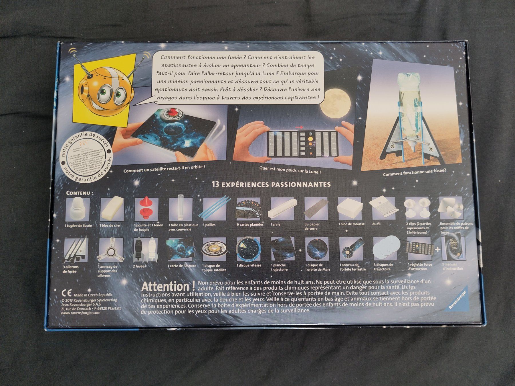 Ravensburger Spiele: Ravensburger - Jeu d'expériences "Mission Espace science x" – Neu und originalverpackt aus Cheyres von corinthiens.13 3
