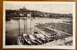 MARSEILLE - Le Port & Société Nautique 1937