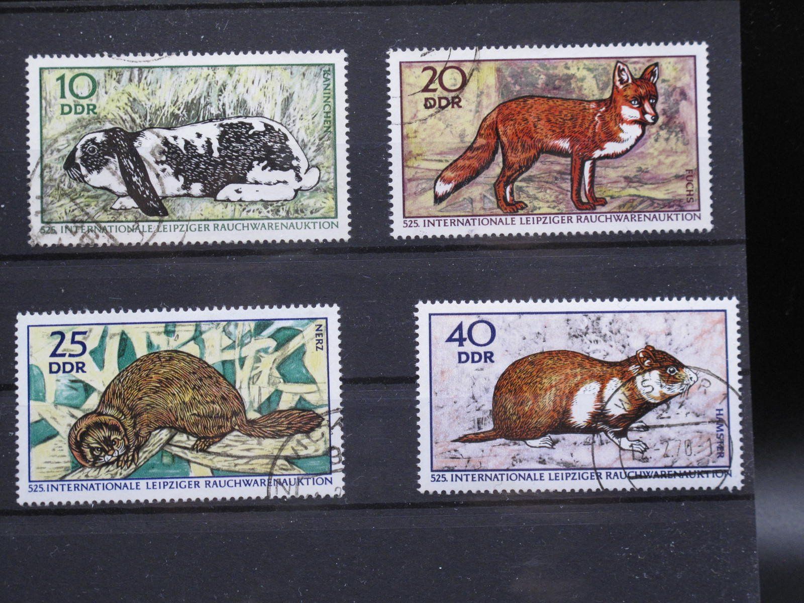 Tous les timbres: DDR 1970 Rauchwarenauktion gest. – D'occasion à Wil SG par fva01