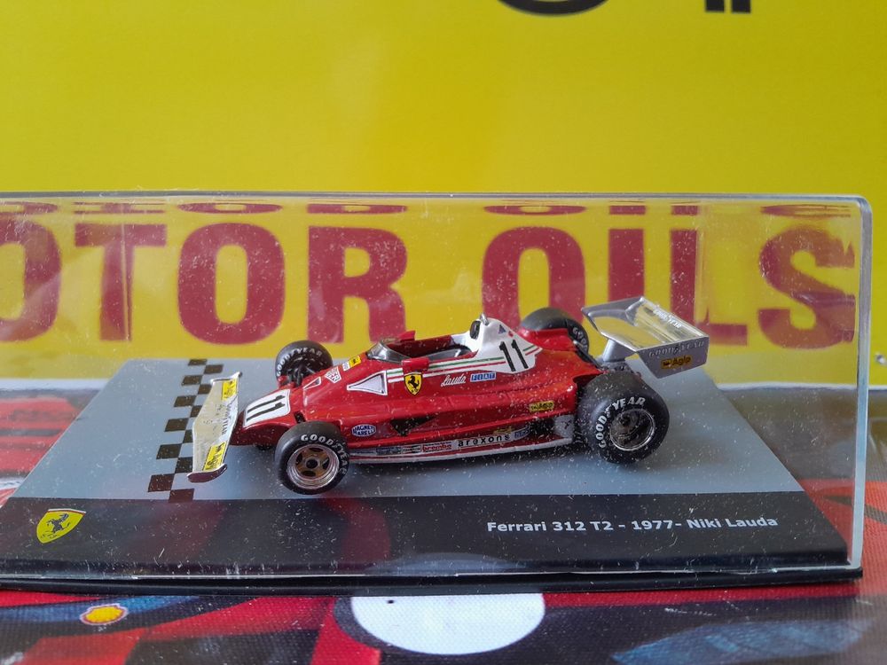 Miniature Ferrari 312 T2 – Grand Prix Du Brésil 1977 – Échelle 1/43 Altaya