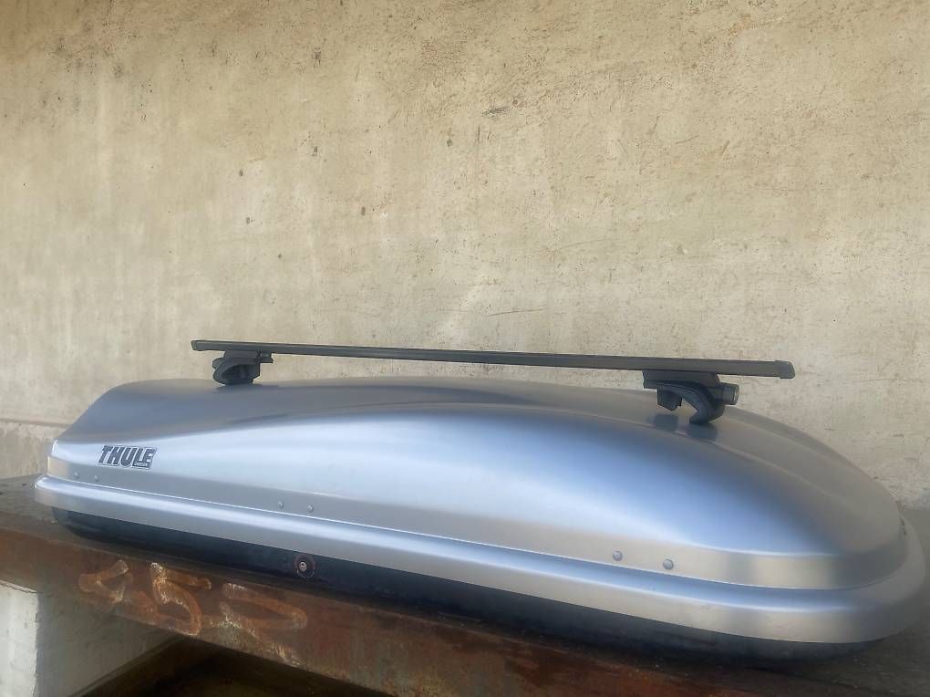 Dachboxen: XXL Dachbox Thule mit oder ohne Träger – Gebraucht aus Leuzigen von Doppelrad 2