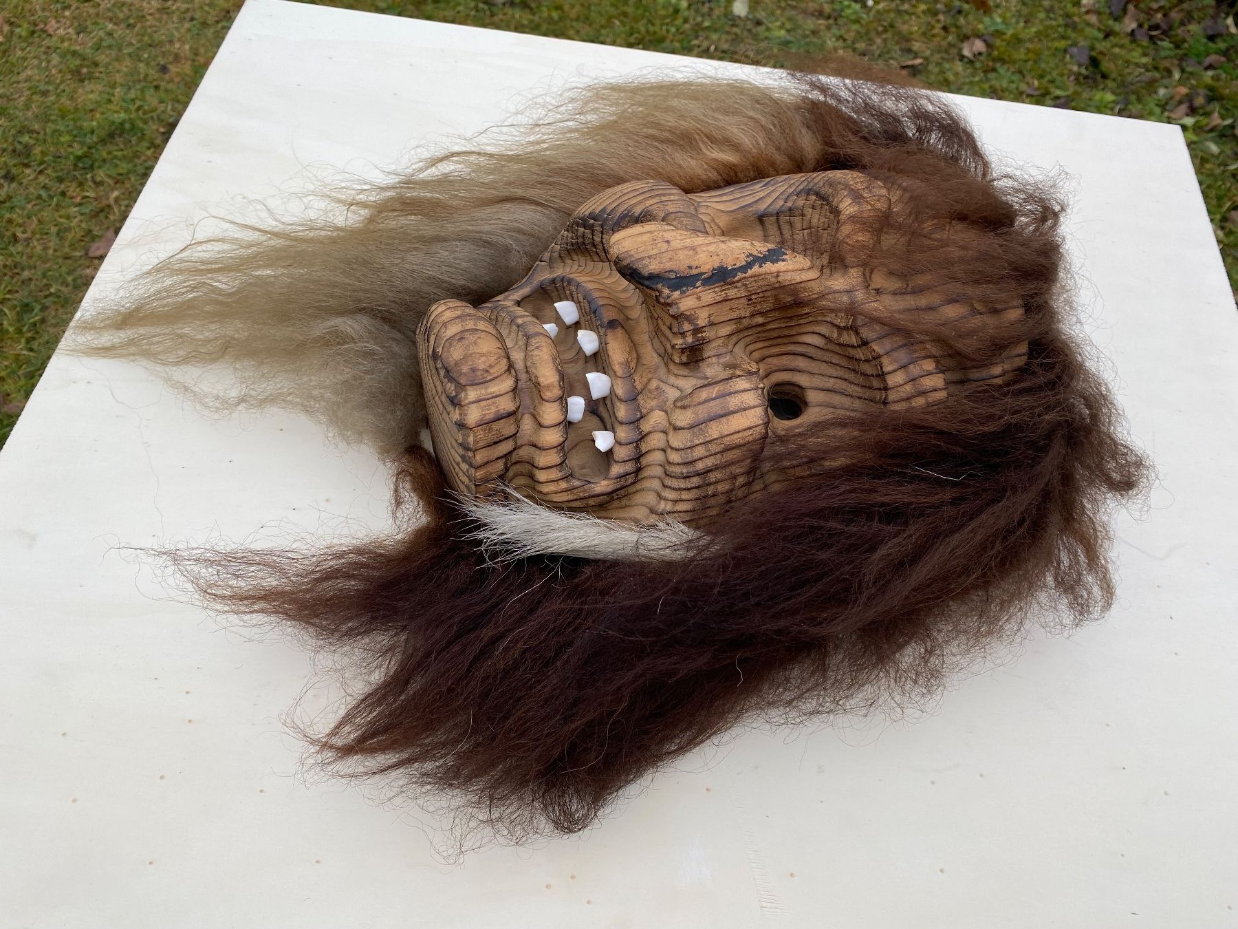 Altro in Antiquarato & Arte: sehr schöne alte Walliser Holzmaske – Usato da Feldbach venduto da Olive1 3