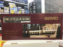 BEMO Rhätische Bahn Salonwagen, 4-teilig, Top Zustand! Se...