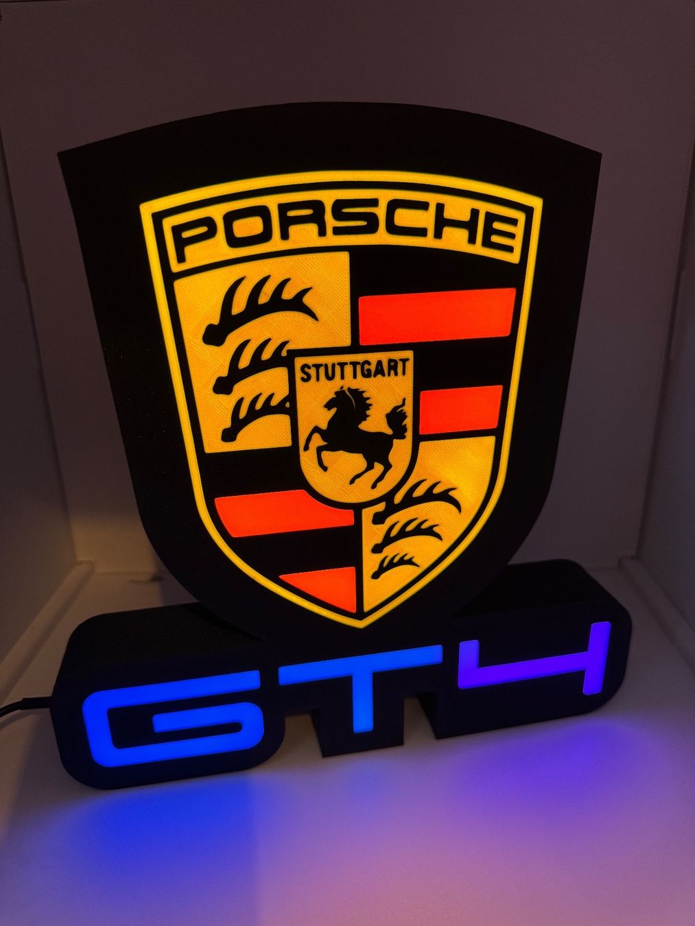 Lampade: Lightbox lumière led Porsche GT4 – Nuovo (secondo la descrizione) da Vicques venduto da PAMB3D 1