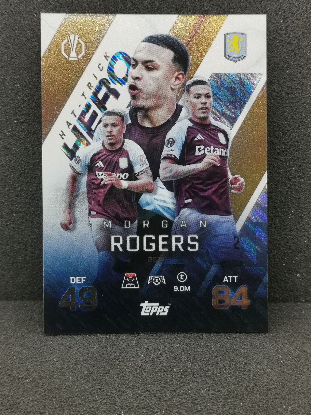 Topps Carte collezionabili: Match attax 2025 /26 Extra Morgen Rogers Hat Trick Hero  – Usato da Einsiedeln venduto da sza_588x