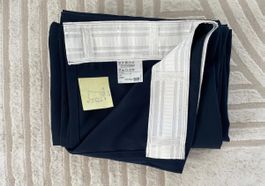 2 IKEA Verdunkelungsvorhänge in Dunkelblau 
