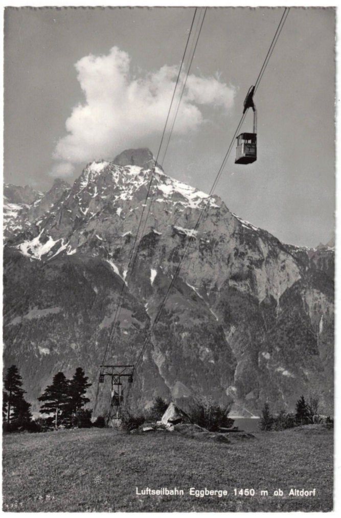 Ansichtskarten: Altdorf - Luftseilbahn Eggberge – Gebraucht aus Binningen von Mountainrider
