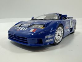 Bugatti EB110 1:18 Racing France, blau, BBURAGO 