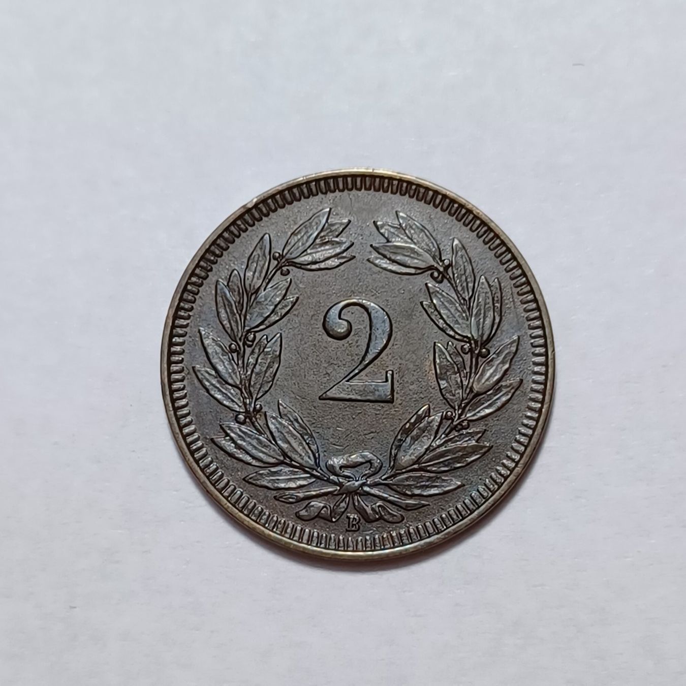 Tutti le monete: 2 Rappen 1913 vz-unz – Usato da Pfäffikon ZH venduto da Schweizer_Muenzen 1