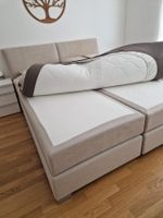 Boxspringbett 2x 90 x 200 cm inkl. Topper 180 x 200 cm