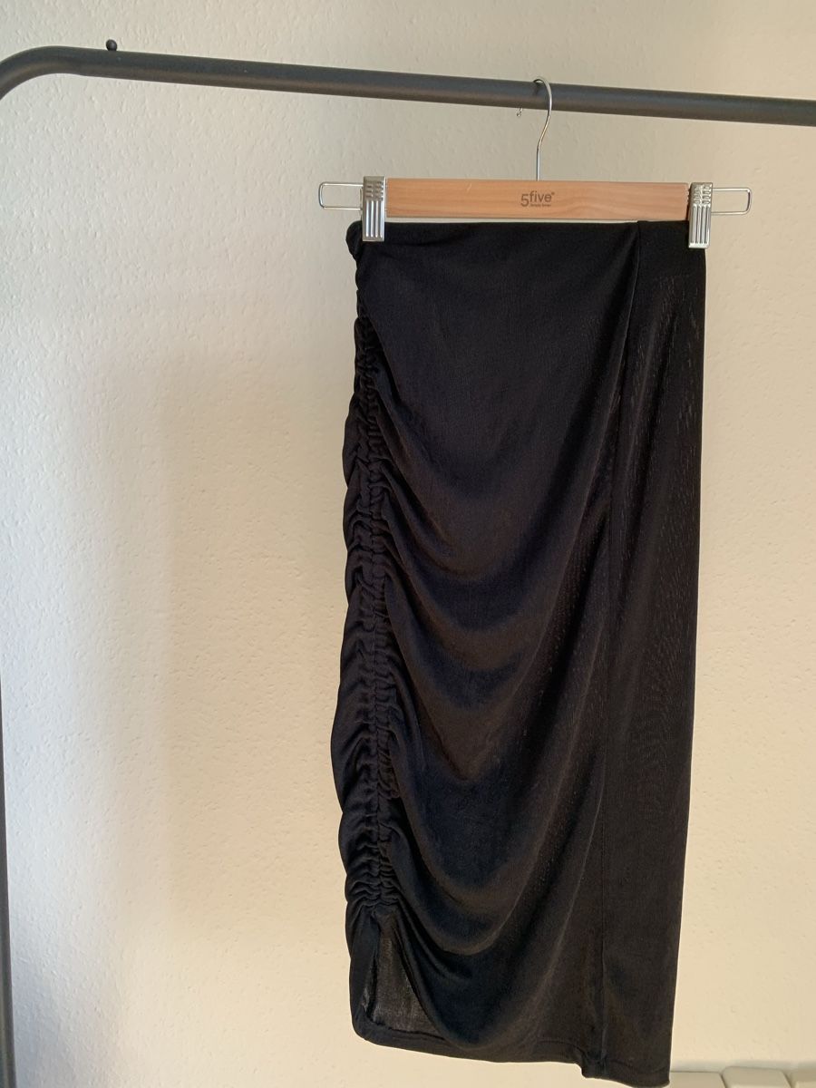 Monki Gonne: Jupe midi effet drapé Monki – Nuovo (secondo la descrizione) da Genève venduto da rez_c6c6