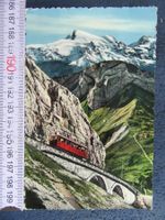 PILATUS LKULM PILATUS-BAHN MIT TITLIS 1957 AK ONW