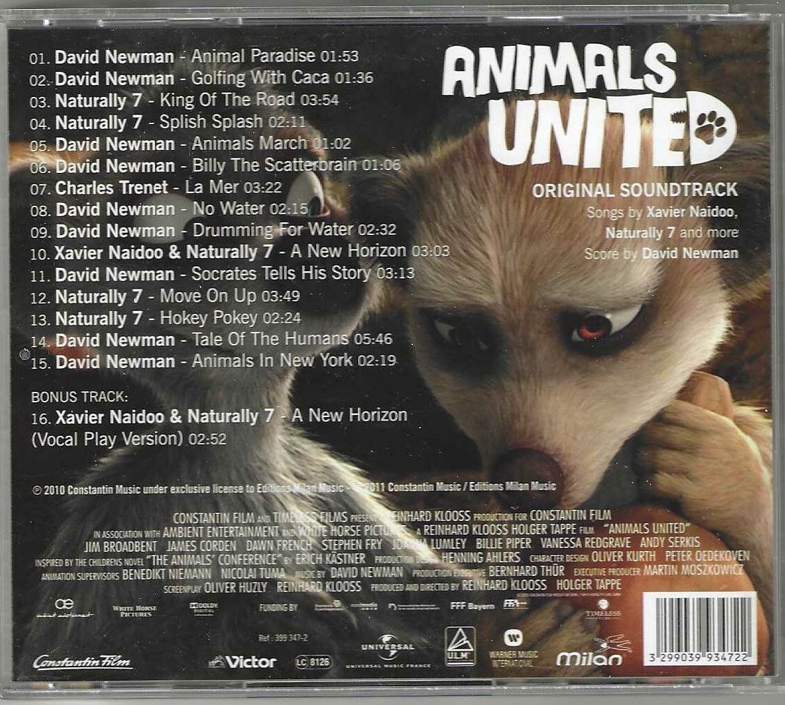 CD: David Newman - Animals United – Usato da Genève venduto da CDLPBookS 1