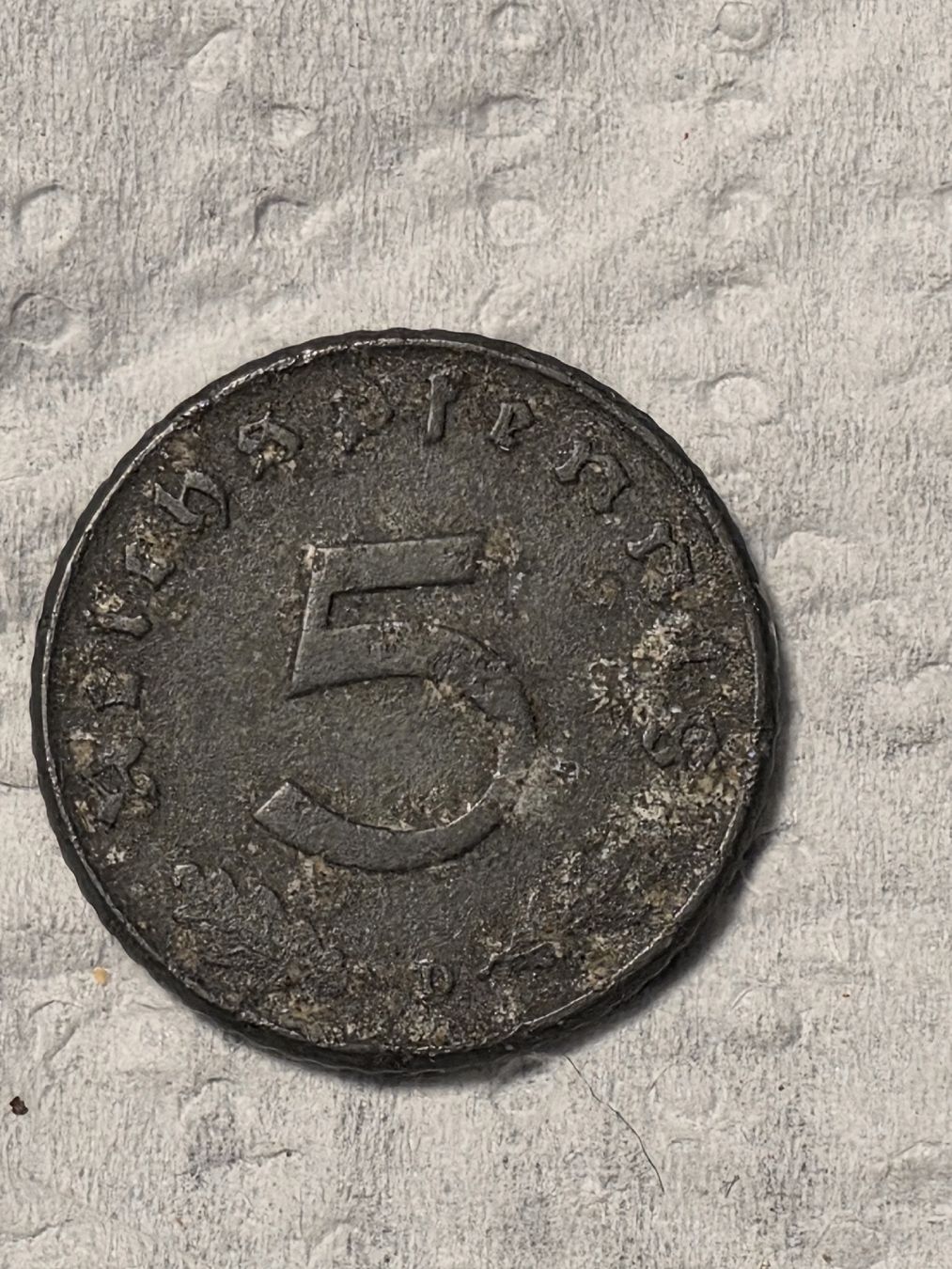 Toutes les monnaies: 5 Reichsmark Münze 1936  – D'occasion à Dorf par Echo_Elements 1