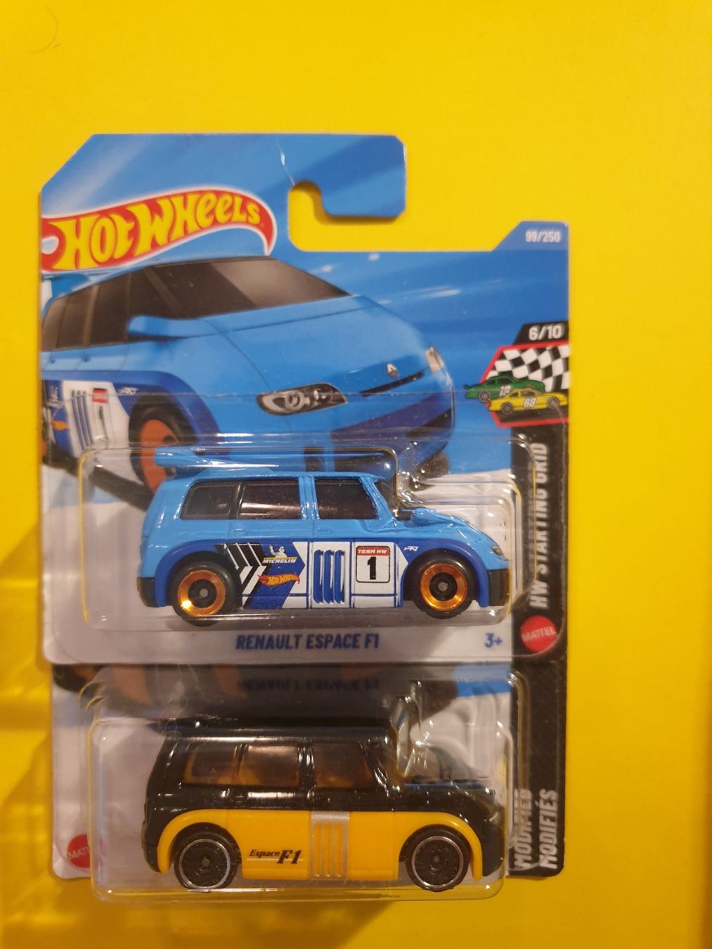 Hot Wheels Modellini d'auto: 2 x Hot Wheels RENAULT ESPACE F1 – Nuovo e nell'imballaggio originale da Oftringen venduto da Rotor 2